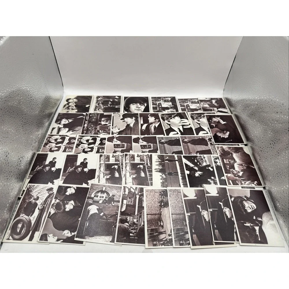 1964 Beatles Hard Days Night Card Set 37 Cards Very Good Condition Duplicates